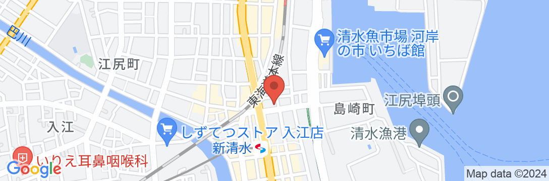 ホテルTOKIWA駅南店の地図