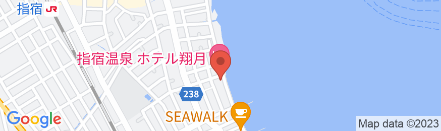 指宿温泉 ホテル翔月の地図