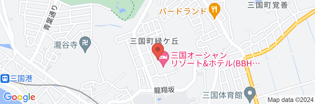 東尋坊温泉 三国オーシャンリゾート&ホテル(旧:三国観光ホテル)の地図