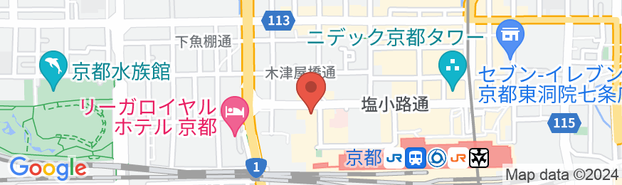 京湯元 ハトヤ瑞鳳閣の地図