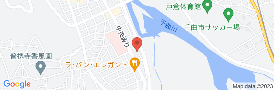 戸倉上山田温泉 旅亭 たかのの地図