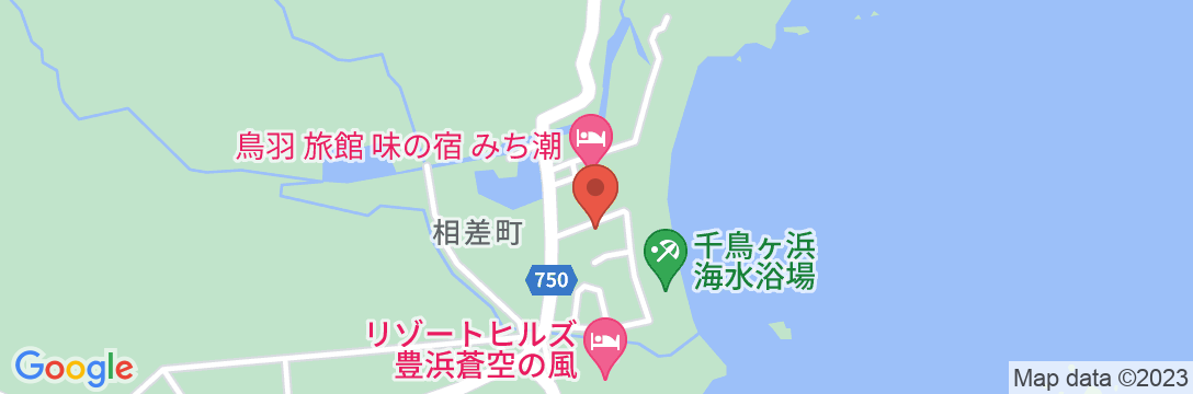 志摩ビーチホテルの地図