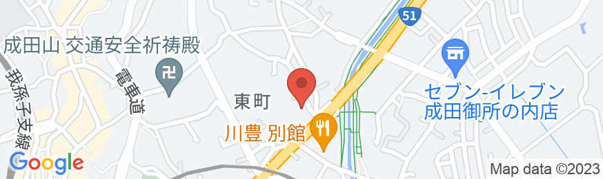 ザ エディスターホテル成田の地図