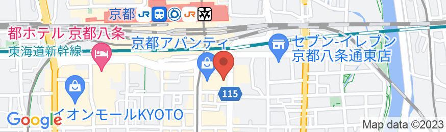 ホテル京阪 京都グランデの地図