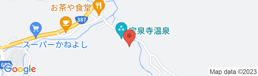 宝泉寺観光ホテル 湯本屋の地図