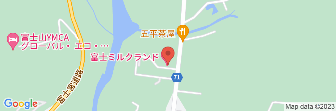 富士ミルクランド高原ロッジの地図