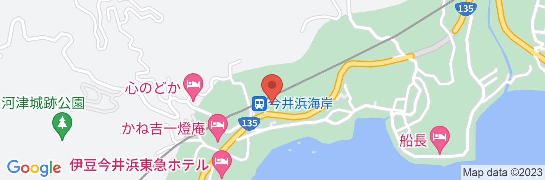 今井浜温泉 桐のかほり 咲楽の地図
