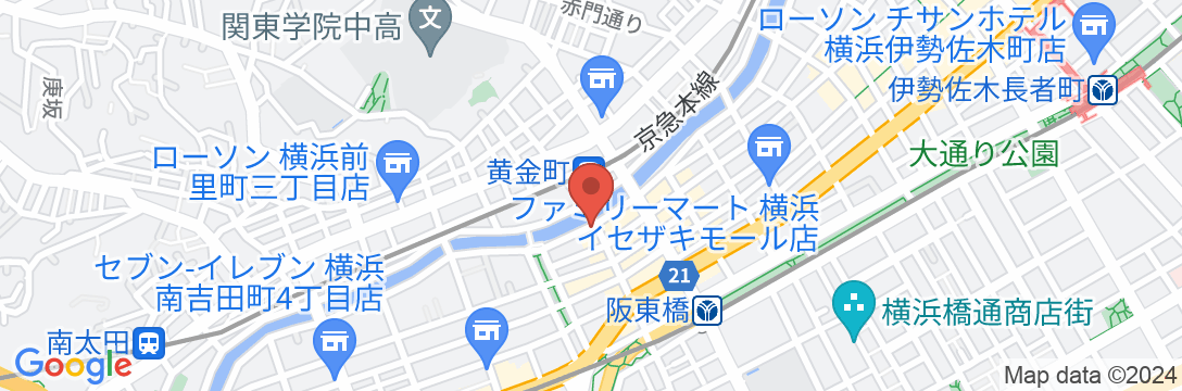 ホテルマイステイズ横浜の地図