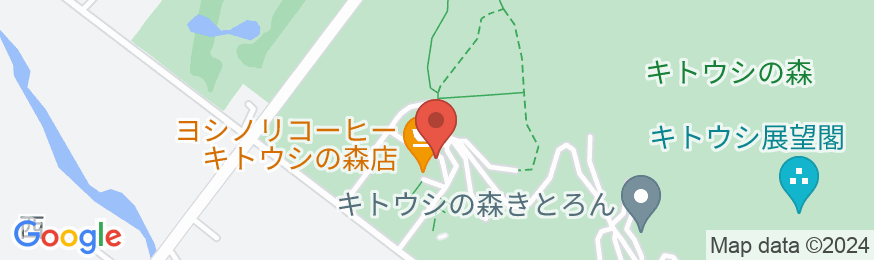 キトウシ森林公園家族旅行村の地図