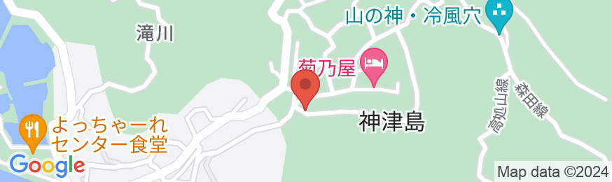 旅館 ふもと屋 <神津島>の地図