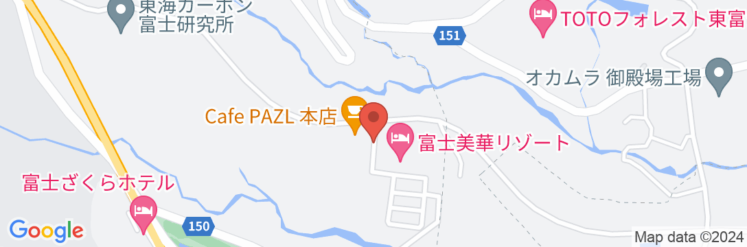 富士美華リゾートの地図