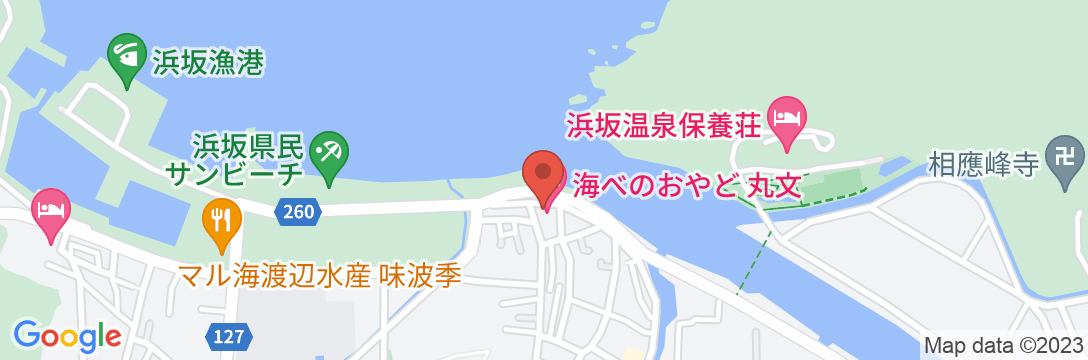 浜坂温泉 海べのおやど 丸文の地図