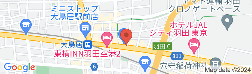 羽田インの地図