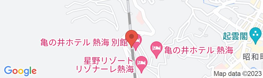 亀の井ホテル 熱海 別館の地図