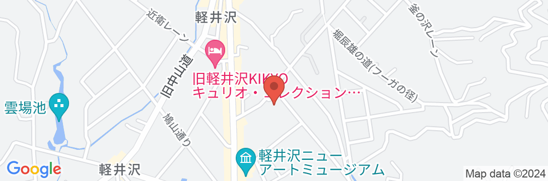 旧軽井沢 ホテル音羽ノ森の地図