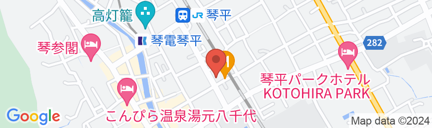 一心館<香川県>の地図