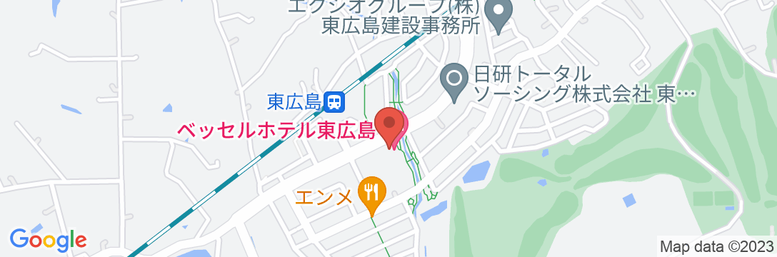 ベッセルホテル東広島(東広島駅前)の地図