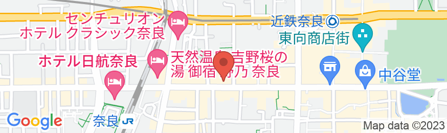 奈良ワシントンホテルプラザの地図