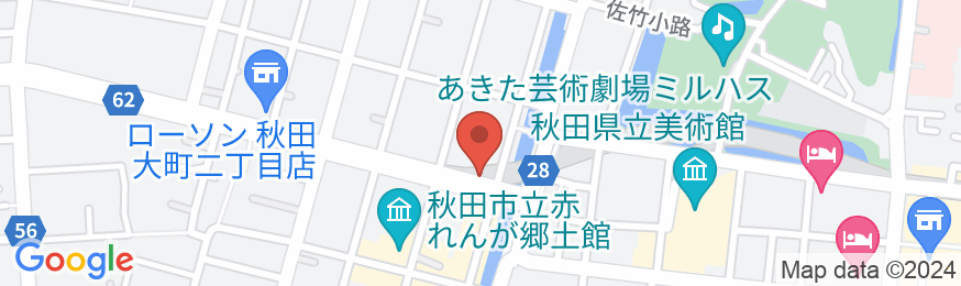 ダイワロイネットホテル秋田の地図