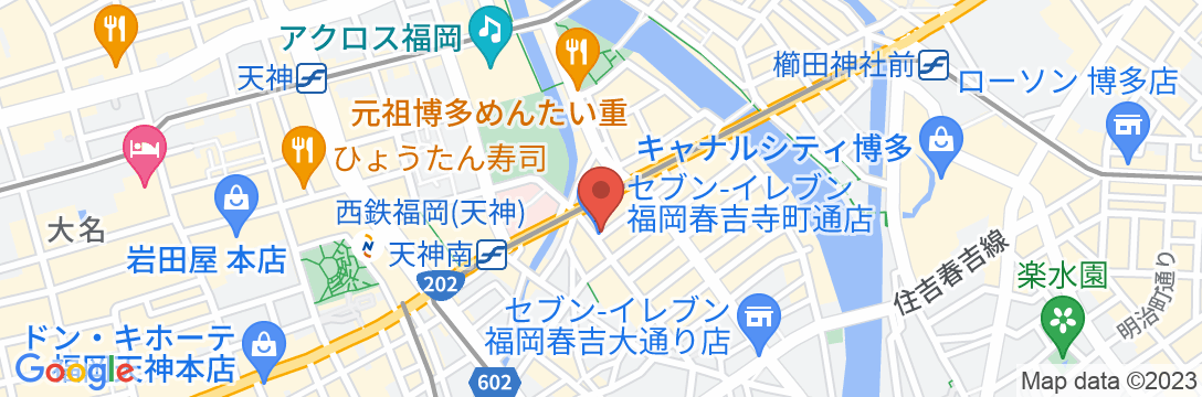 コートホテル福岡天神の地図