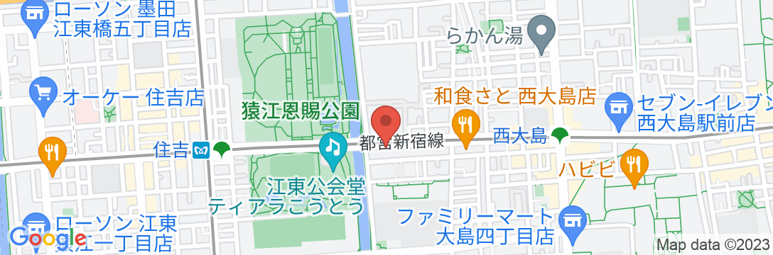 アパホテル〈東京大島〉の地図