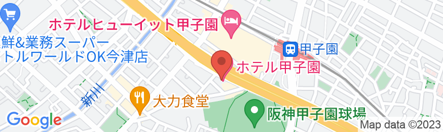 ホテル甲子園<兵庫県>の地図