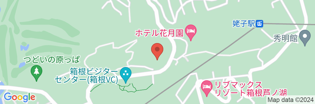 仙石原温泉 ホテル箱根パウエルの地図