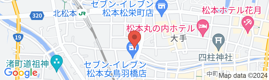 ホテルトレンド松本の地図