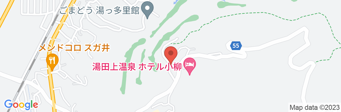湯田上温泉 越後乃お宿 わか竹の地図
