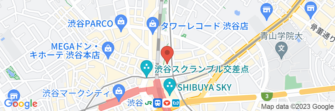渋谷東急REIホテルの地図