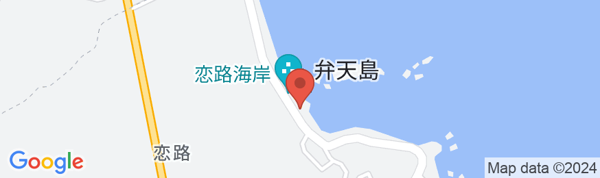 海鮮旅館 網元ニュー恋路の地図
