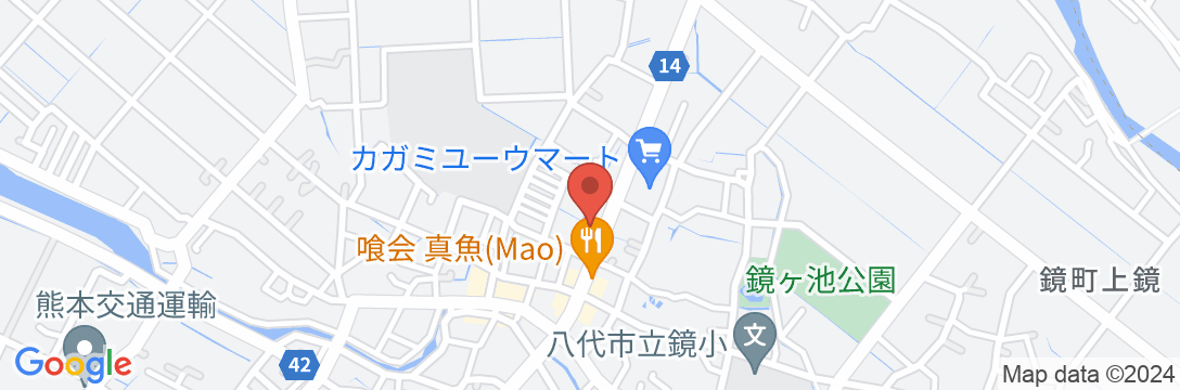 朝日旅館の地図
