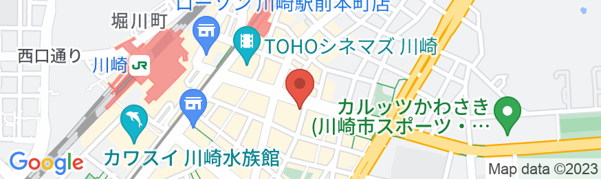 相鉄フレッサイン 川崎駅東口の地図