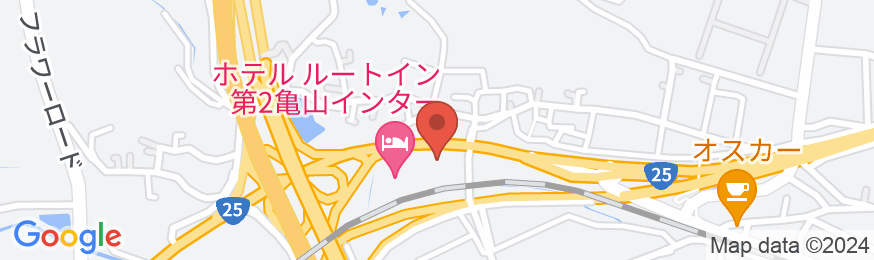 ホテルルートイン亀山インターの地図