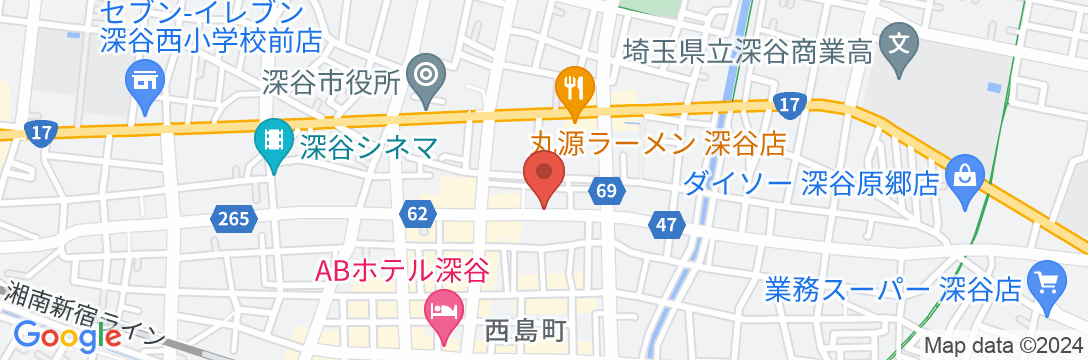 旅館 きん藤の地図