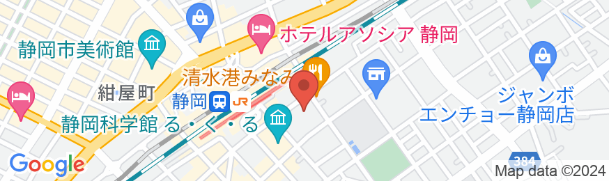 ホテルグランヒルズ静岡(BBHホテルグループ)の地図