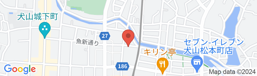 犬山ミヤコホテルの地図