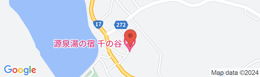 猿ヶ京温泉 源泉湯の宿 千の谷の地図