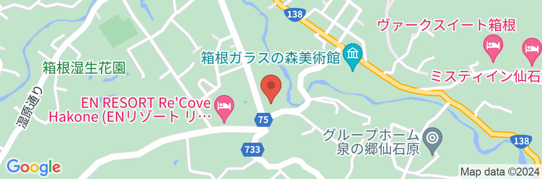 富士箱根ゲストハウスの地図