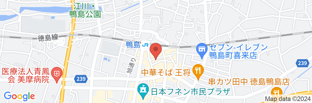 三笠屋旅館<徳島県>の地図