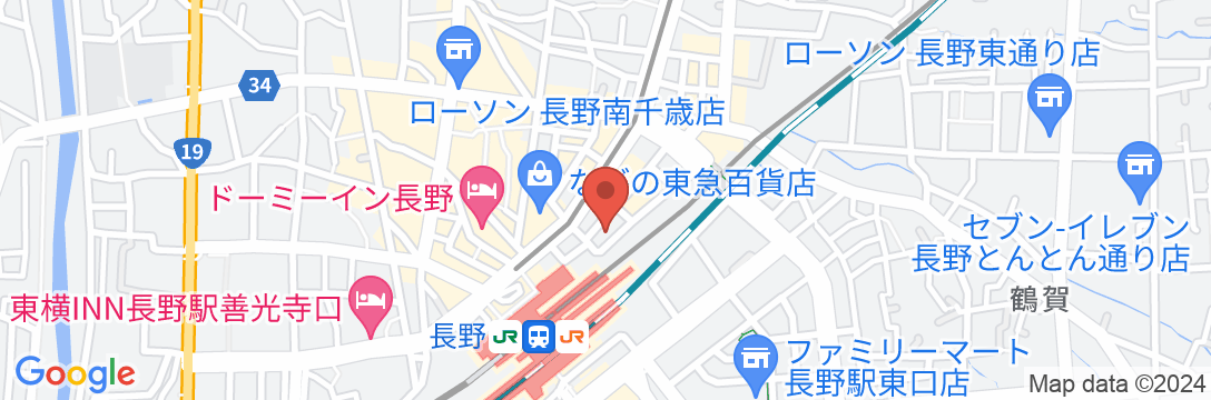 長野第一ホテルの地図