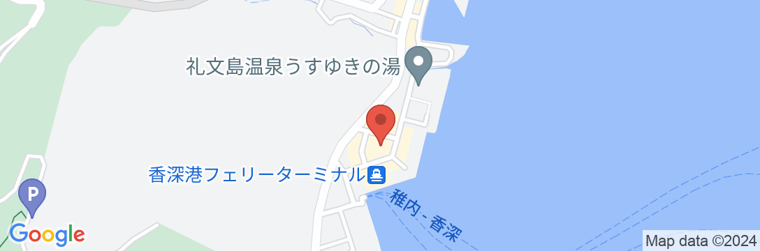 ホテル礼文<礼文島>の地図