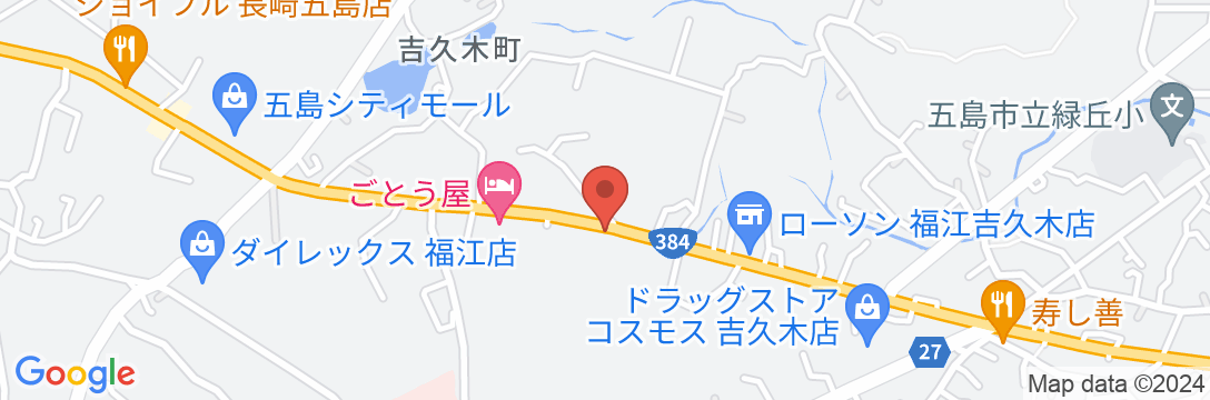 ビジネスホテル いりえ荘 <五島・福江島>の地図