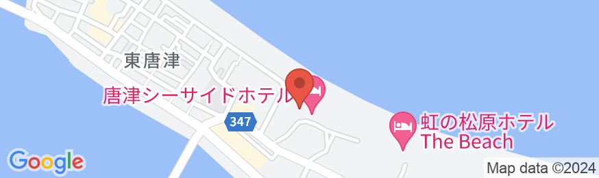 唐津シーサイドホテルの地図