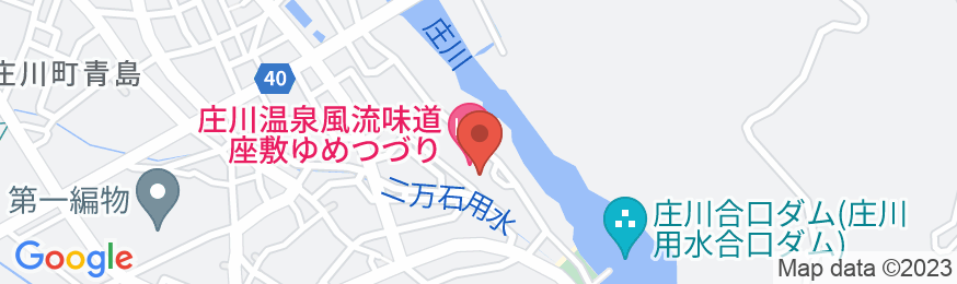 庄川温泉風流味道座敷 ゆめつづりの地図