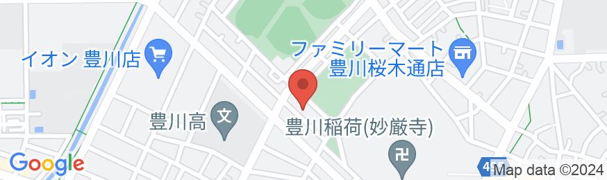 豊川ビジネスホテルの地図