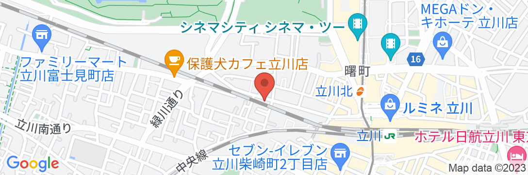 立川ホテルの地図