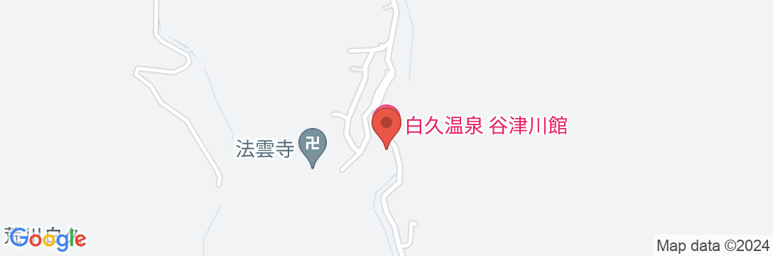 奥秩父 谷津川館の地図
