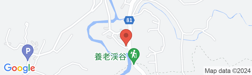 養老渓谷温泉郷 鶴乃家の地図