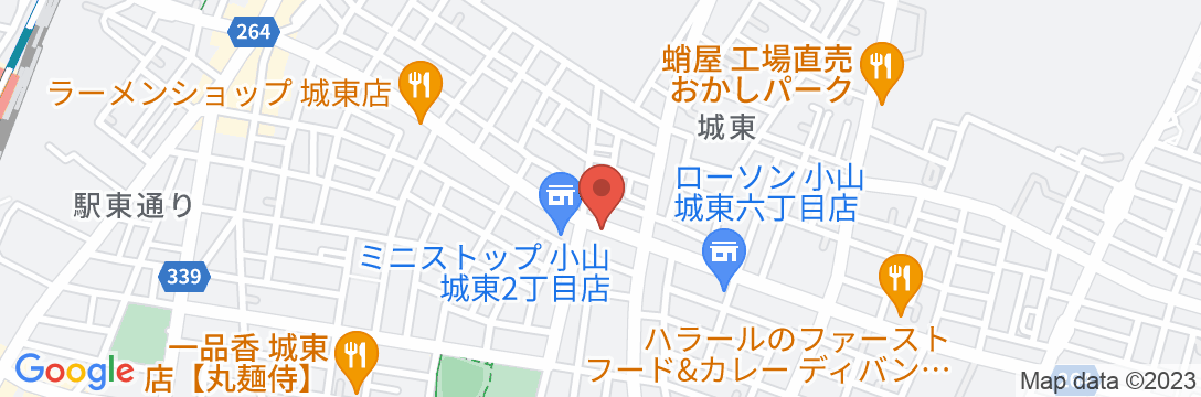 旅荘 米路の地図